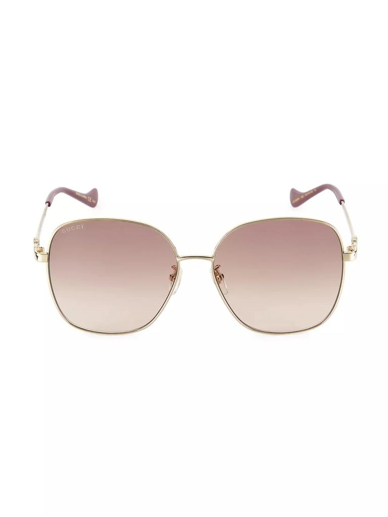 Gucci Cut Out 61MM Square Sunglasses 1