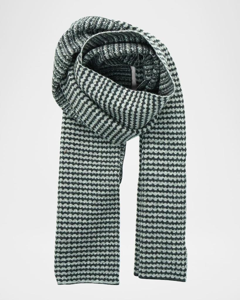 Portolano Men's Jacquard Scarf with Design