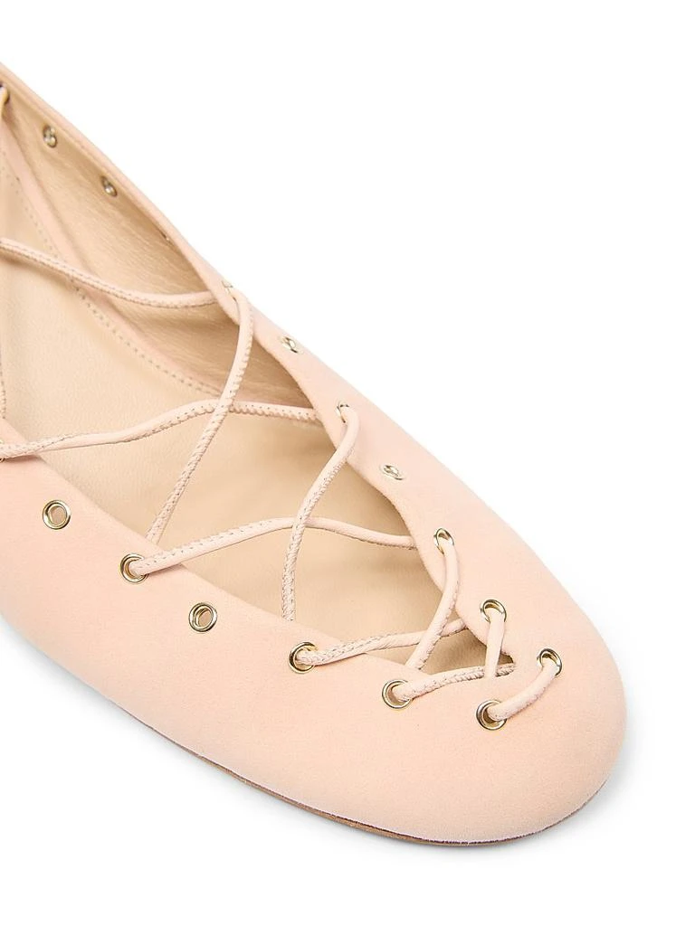 Chloé Ghilies Lace-Up Ankle-Wrap Mules 5
