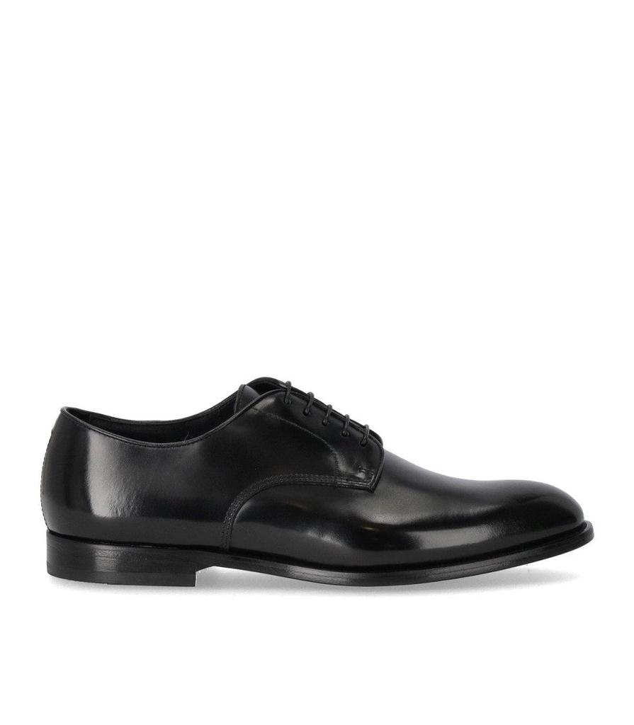 DOUCAL'S Derby Horse Black Lace Up