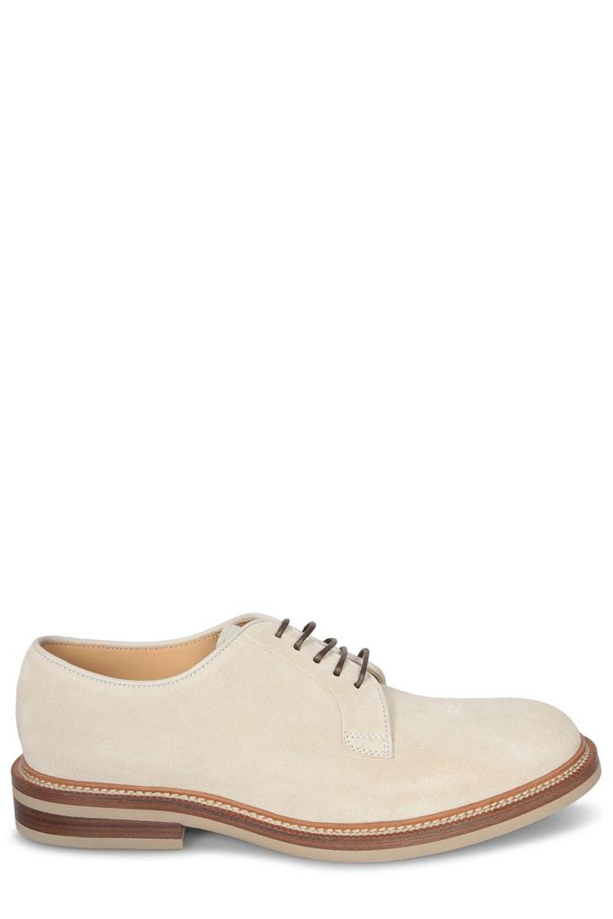 Brunello Cucinelli Brunello Cucinelli Round Toe Lace-Up Derby Shoes
