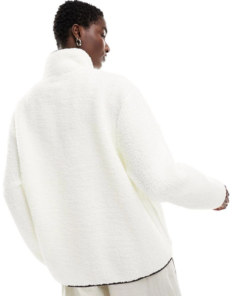 New Balance New Balance Home Again sherpa jacket in cream - exclusive to ASOS 4