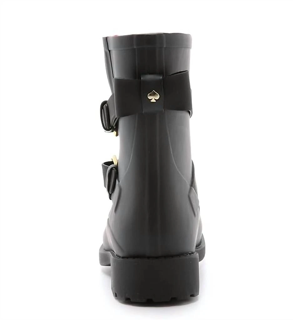 Kate Spade Kate Spade - WOMEN'S PAMELA MOTO RUBBER RAIN BOOTS 4