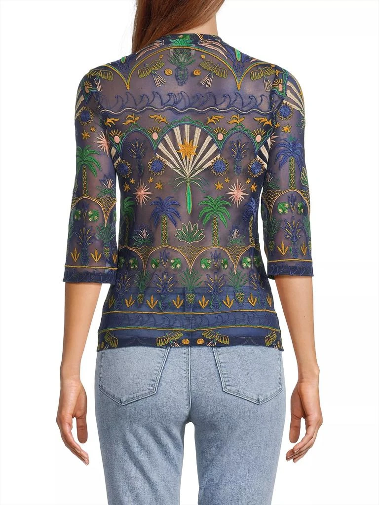 Johnny Was Kaia Mesh T-Shirt 5