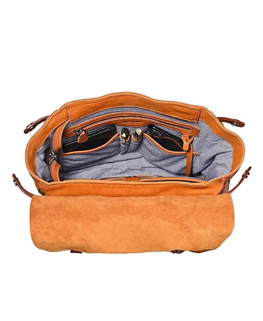 OLD TREND Women's Genuine Leather Lawnwood Backpack 4