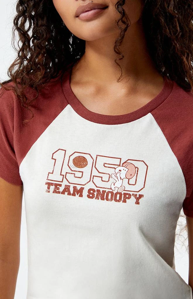 Peanuts 1950 Snoopy Football T-Shirt 2