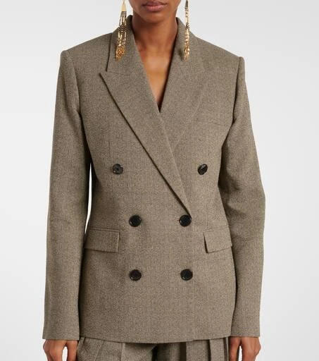 Isabel Marant Irma plaid cotton-blend blazer 4