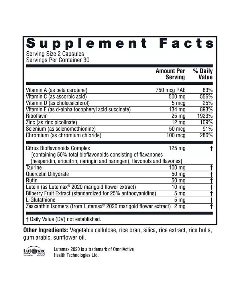 Twinlab Ocuguard Plus - Eye Supplement with Zinc, Vitamin A, Vitamin C, and Vitamin D - 60 Veggie Capsules 5