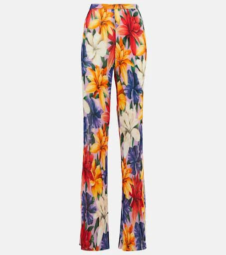 ETRO High-rise straight floral pants 1