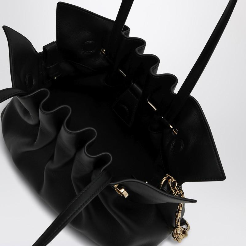 【関税&送料込】Ferragamo Soft-Bag Small Black Leather Ferragamo | Ferragamo Soft-bag small black | Savannahs