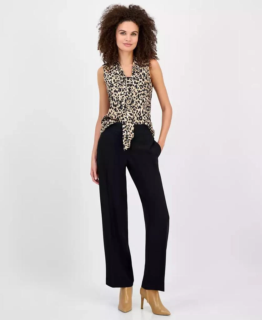 Kasper Women's Sleeveless Tie-Neck Top, Regular & Petite 5