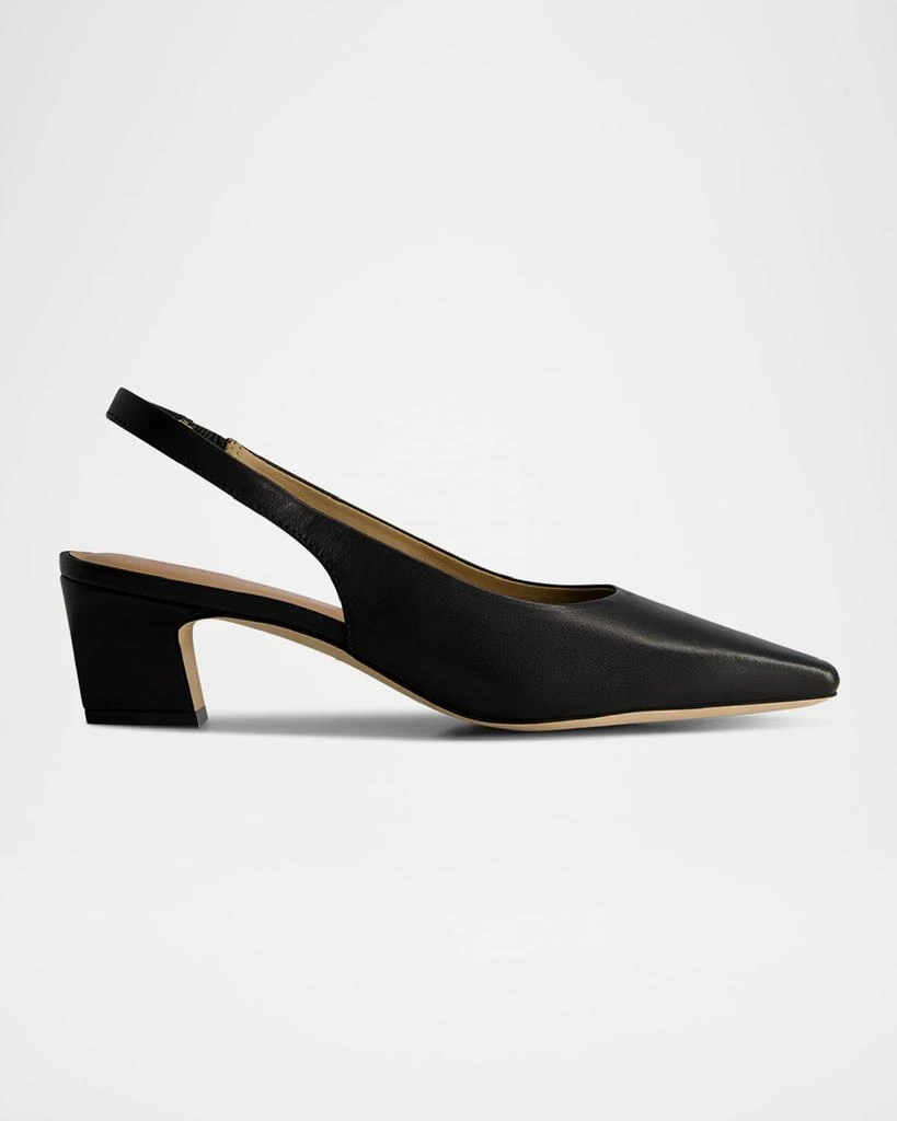 Bernardo Ariella Leather Slingback Low Pumps 1