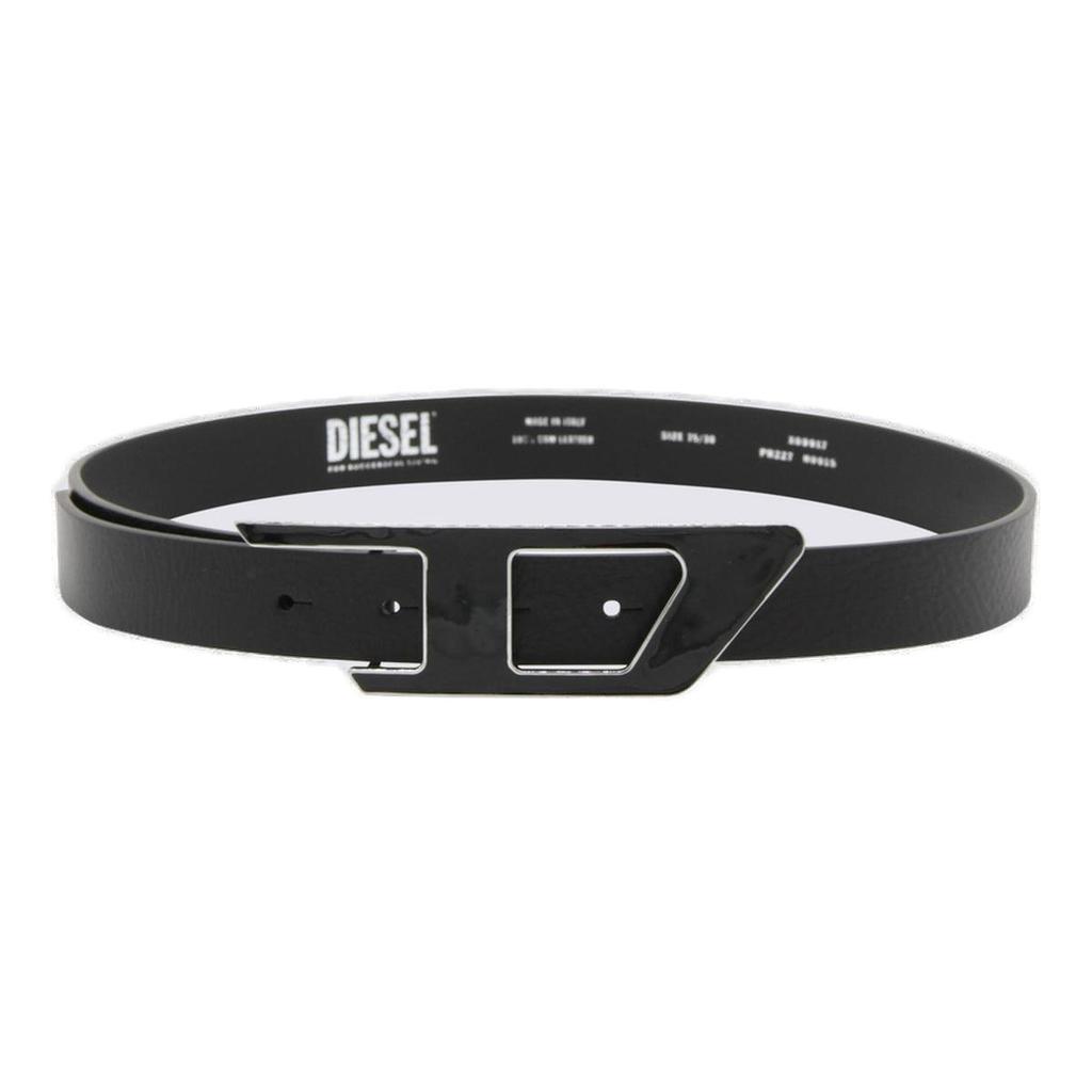 Diesel Diesel B-Dlogo Ii Enamelled D Buckle Belt Black 75CM
