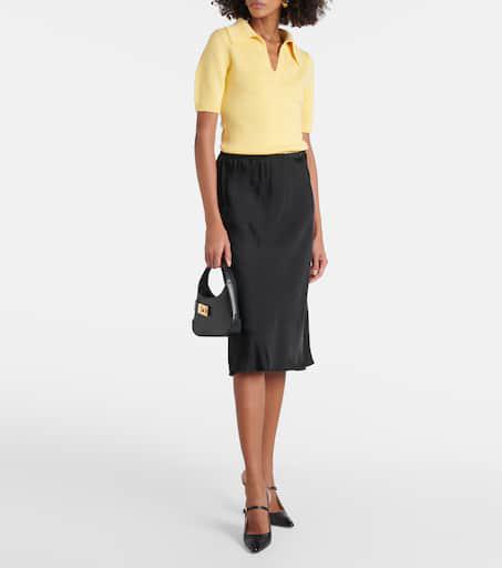 Emilia Wickstead Dory ribbed-knit wool top