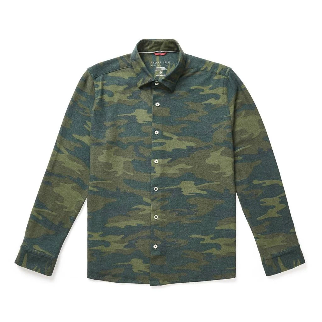 Stone Rose Stone Rose - Stone Rose Camo Tech Fleece Shirt 1
