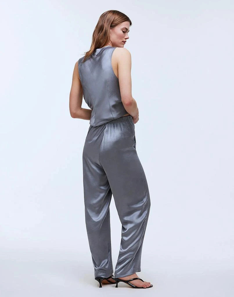 Madewell Straight-Leg Full-Length Pants in Satin 4