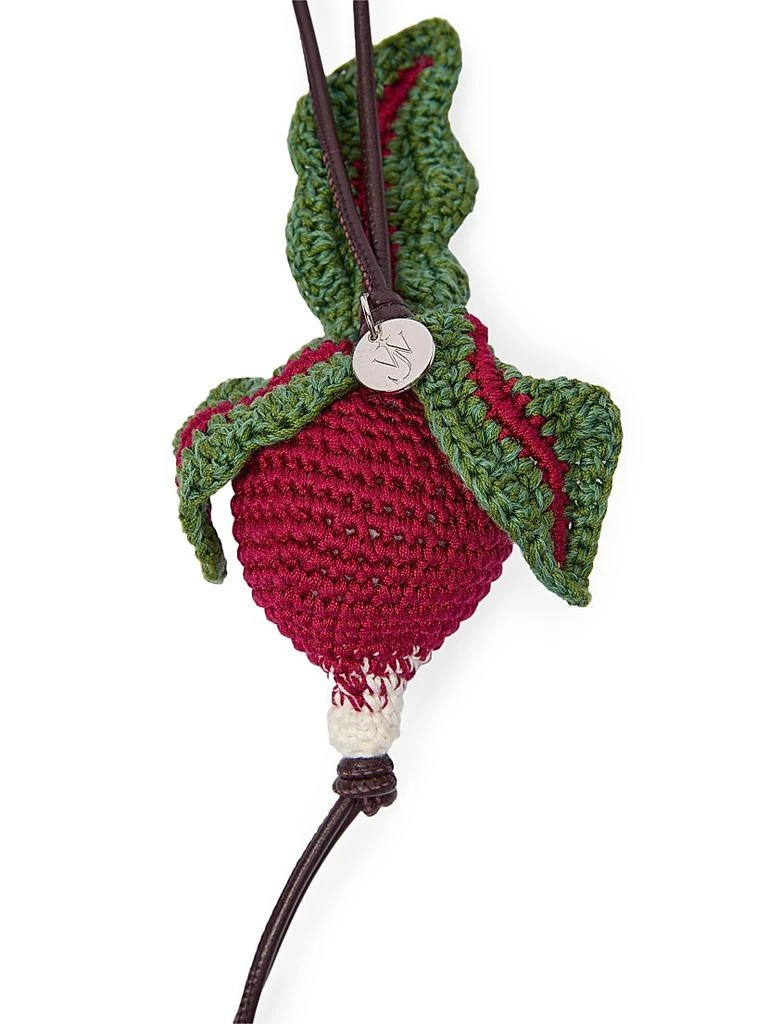 JW Anderson Radish Cotton-Leather Bag Charm 2