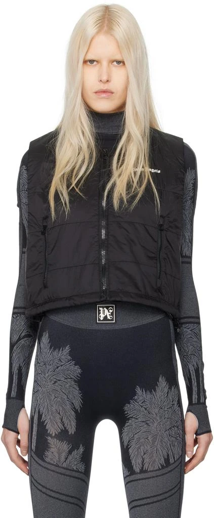 Palm Angels Black Classic Vest 1