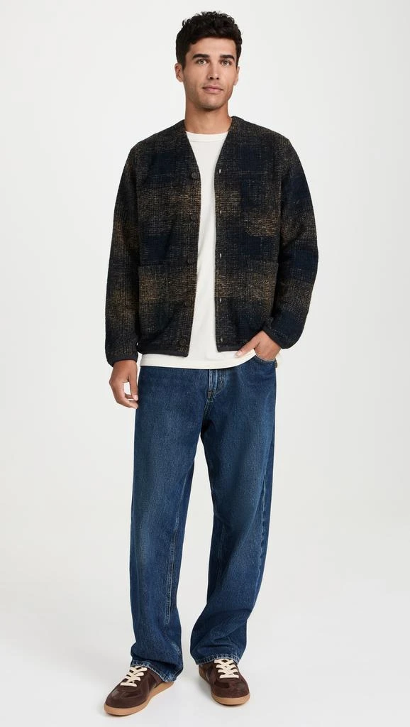 Universal Works Check Cardigan 4