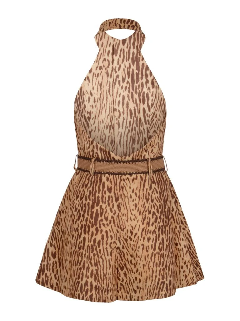 Zimmermann Zimmermann Cascadian Halterneck Sleeveless Playsuit 2