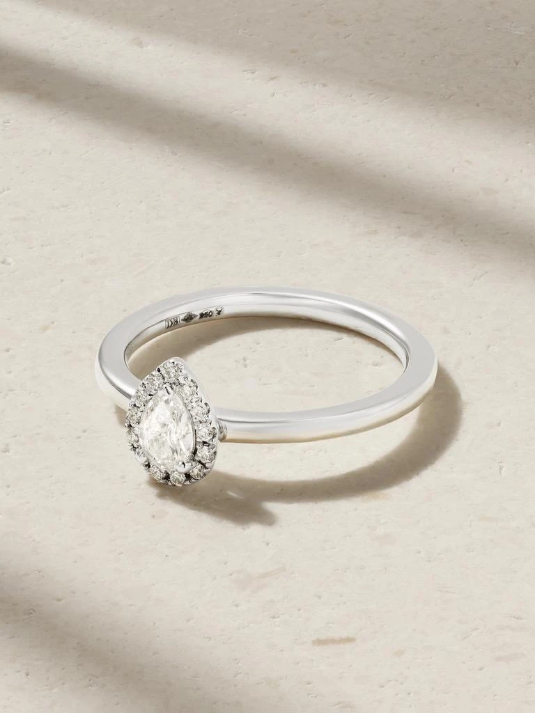 De Beers Aura 铂金钻石戒指 1
