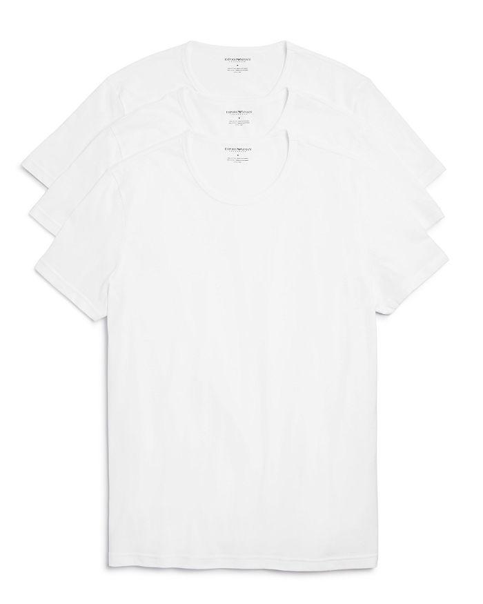 Emporio Armani Pure Cotton Crewneck T-Shirts - Pack of 3