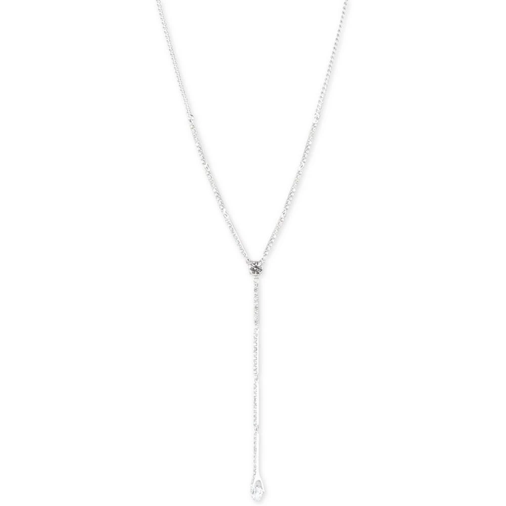 Givenchy Crystal Lariat Necklace, 16"' + 3" extender 1