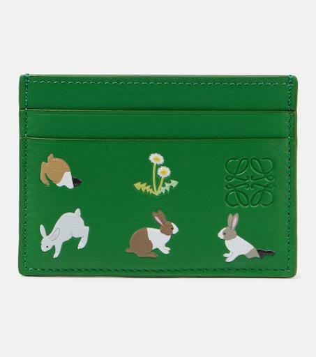 Loewe x Suna Fujita Bunny leather card holder