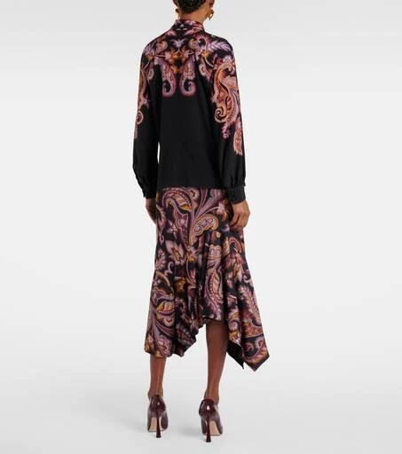 ETRO Paisley tie-neck silk blouse 3