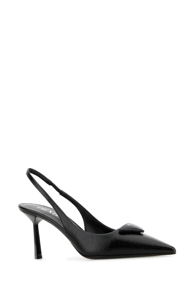 Prada Black Leather Pumps 2