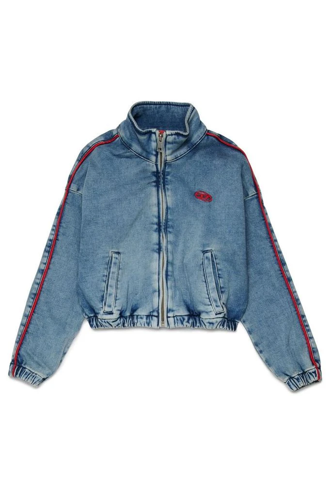 Diesel Diesel Kids Oval-D Embroidered Denim Jacket