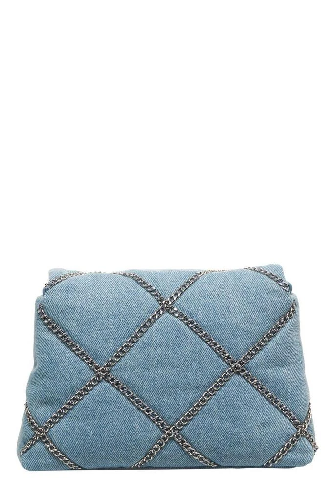 LIU •JO Liu Jo LaPuffy Small Chained Denim Bag 2