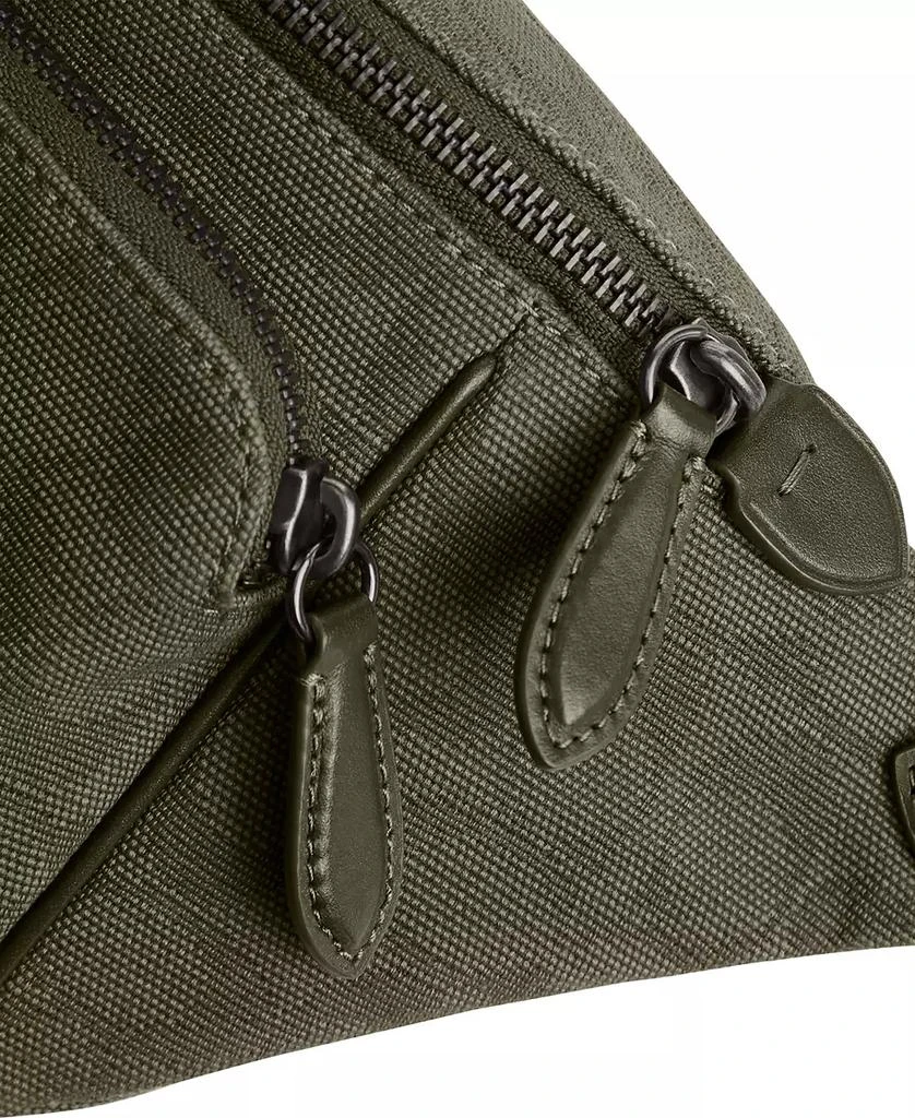 Coach League In Signature Canvas Jacquard Belt Bag 5