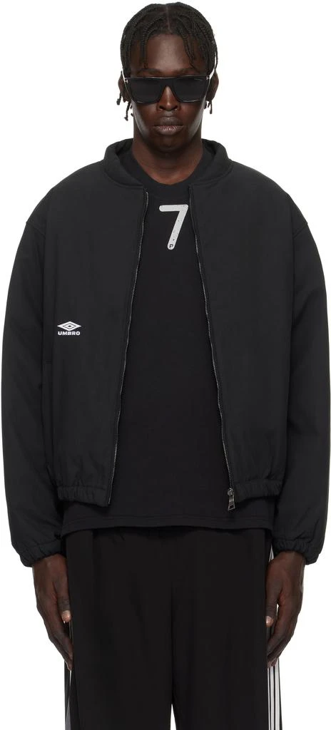 Umbro Black Padded Bomber Jacket 1