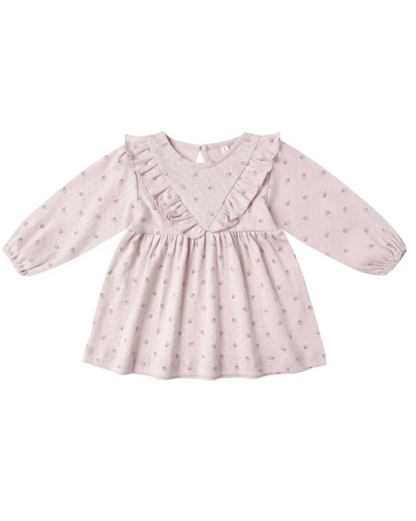 Quincy Mae Quincy Mae - Girls
 Long Sleeve Ruffle V Dress