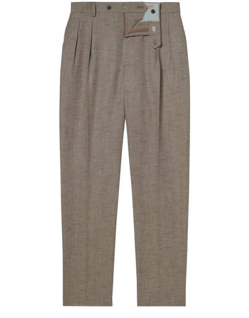 Fursac Wool trousers with herringbone 1