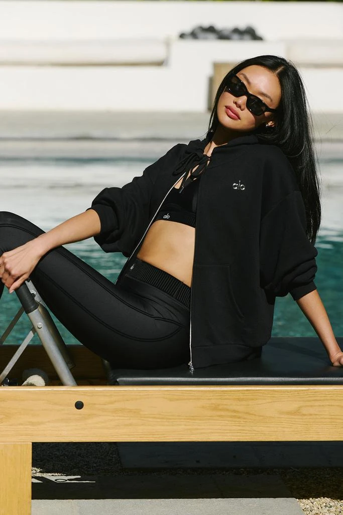 Alo Accolade Full Zip Hoodie - Black 2