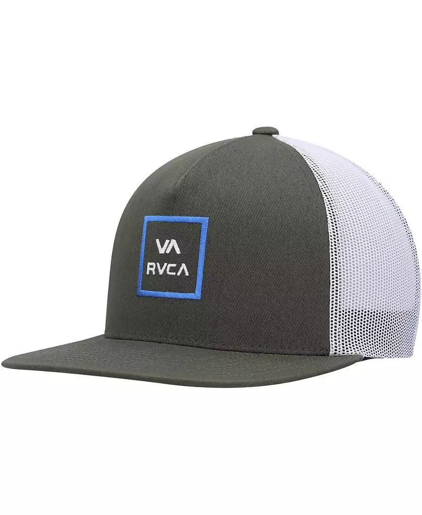 RVCA Men's Olive VA All the Way Trucker Snapback Hat