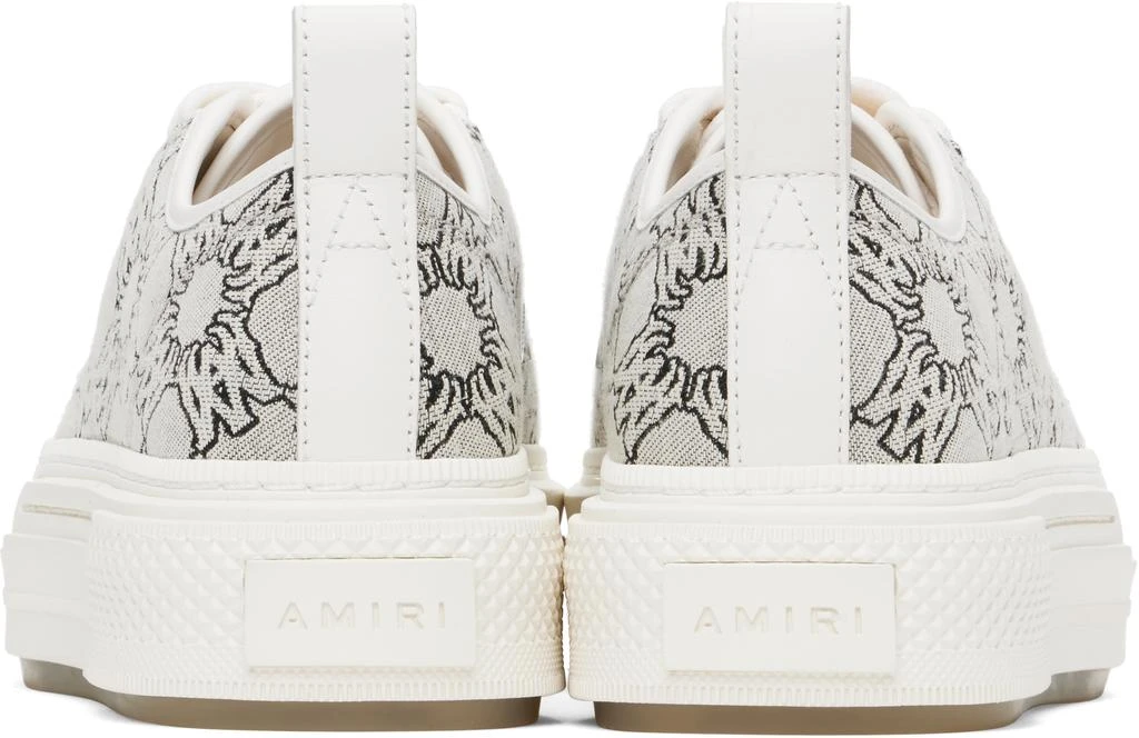 AMIRI Gray MA Quad Jacquard Court Low Sneakers 2