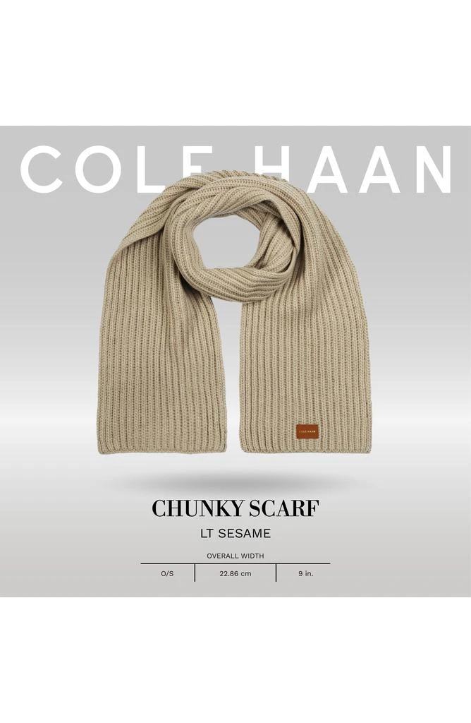 Cole Haan Chunky Knit Scarf 8