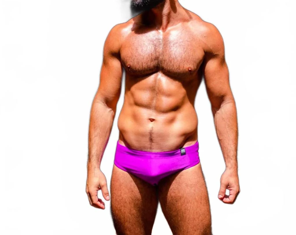 Abreu Clothing Men's Slim Açaí Swim Brief In Purple 4