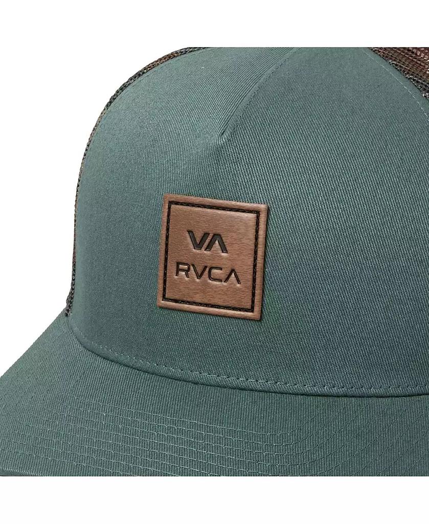 RVCA Men's Teal VA All The Way Trucker Adjustable Hat