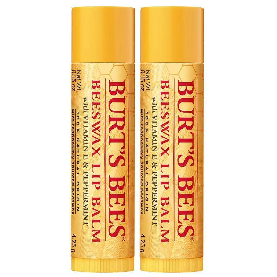 Burt's Bees 100% Natural Origin Moisturizing Lip Balm Original Beeswax 9