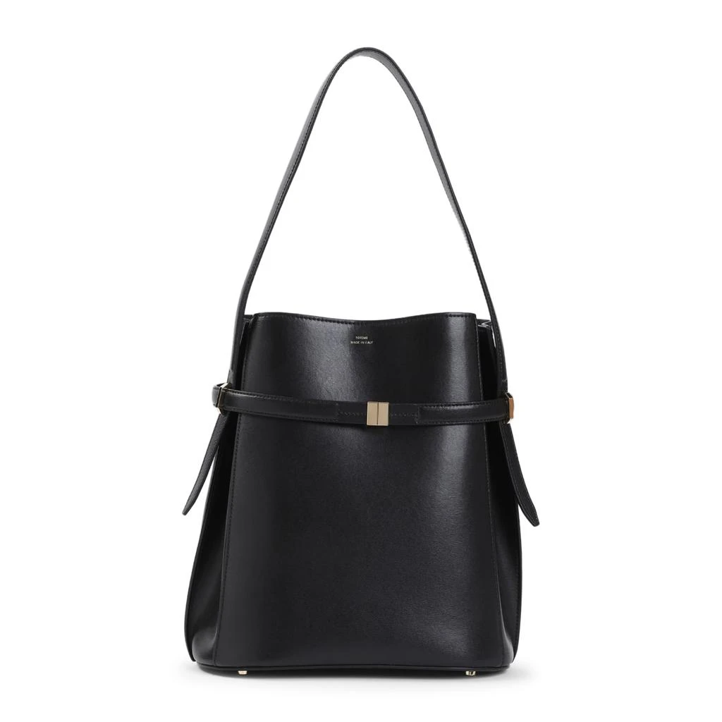 Totême Belted Leather Bucket Bag 2
