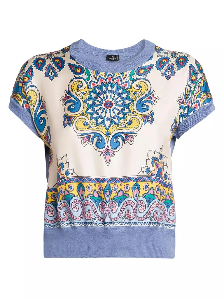 ETRO Medallion Silk Top 1