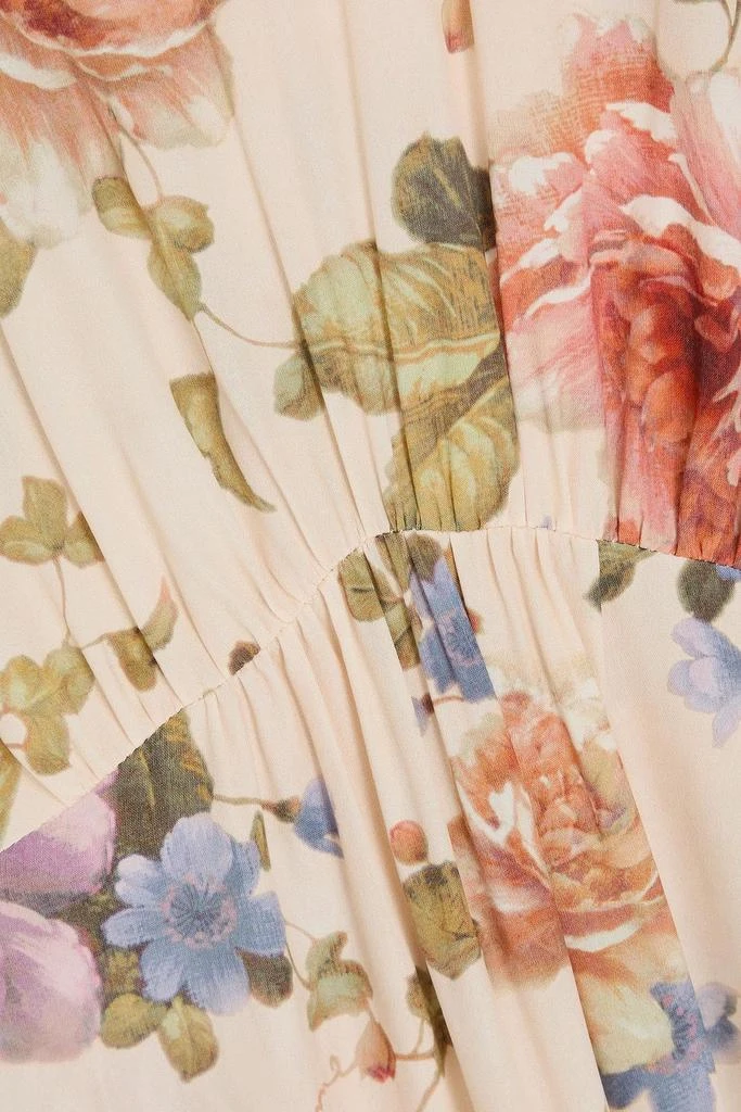 Zimmermann Ruffled floral-print crepe de chine midi dress 4