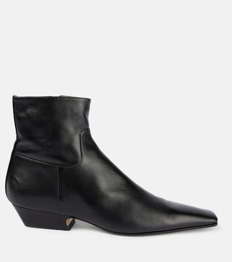 Khaite Marfa leather ankle boots 5