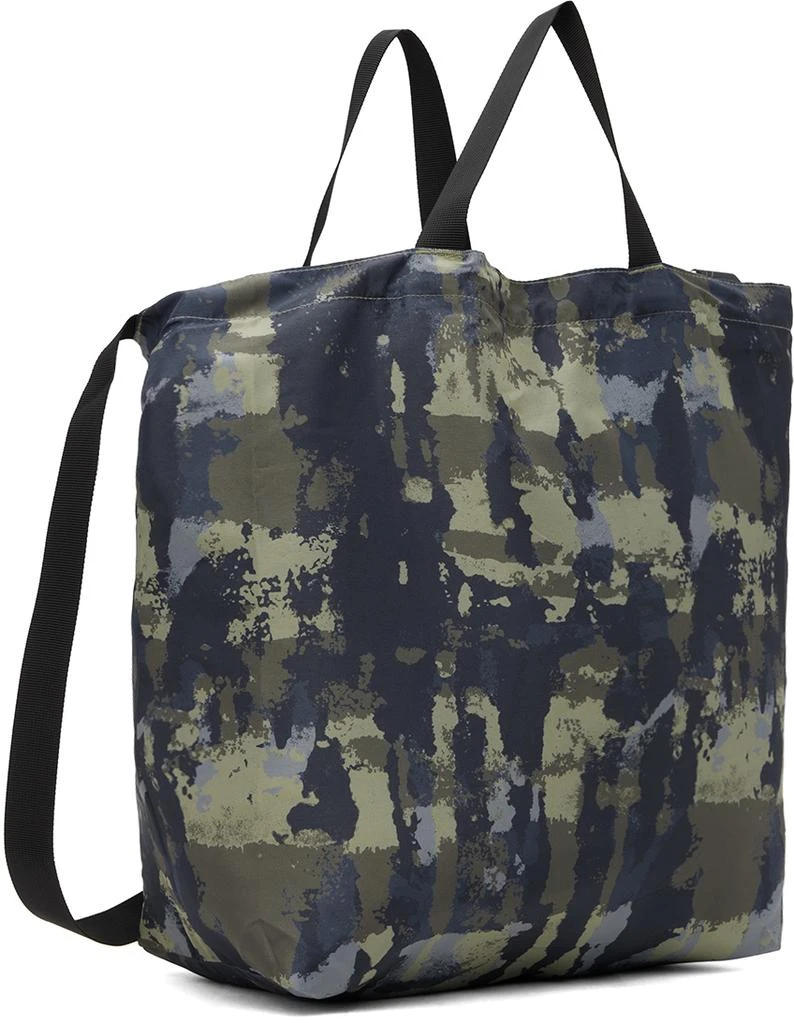 Norse Projects Khaki & Navy Print Technical Tote 3