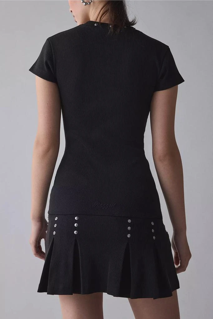 The Ragged Priest The Ragged Priest Transit Drop-Waist Pleated Mini Dress 4