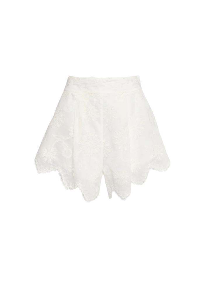 WEILI ZHENG Shorts Woman Weili Zheng embroidered